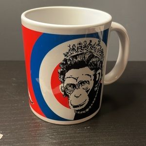 Banksy Queen Monkey Mug